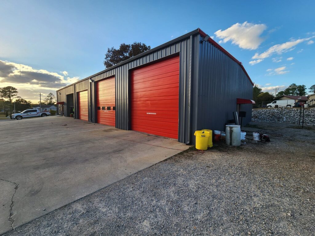 Fire Station Metal Building Painting